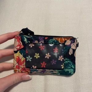 Vera Bradley Zip ID Case in the style Happy Blooms